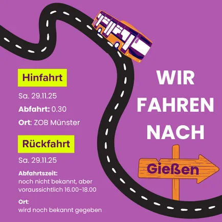 Bus 2 - von Münster nach Gießen