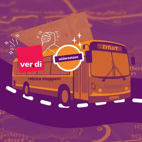 ver.di Frankfurt & Region fährt nach Erfurt